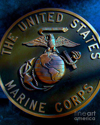 USMC Emblem 2 by Alan Metzger USMC Emblem 2 by Alan Metzger