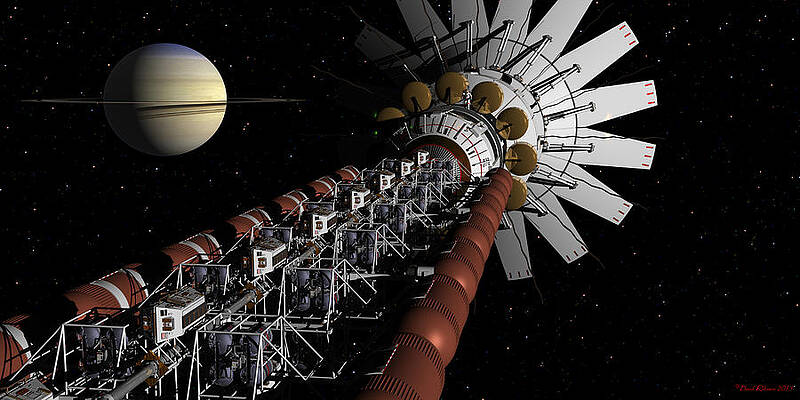 USS Achilles passing Saturn by David Robinson USS Achilles passing Saturn by David Robinson
