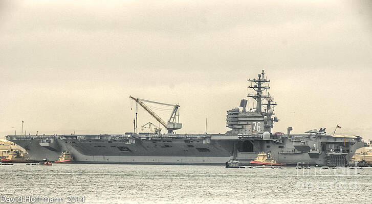 USS Reagan CV-76 by David Hoffmann