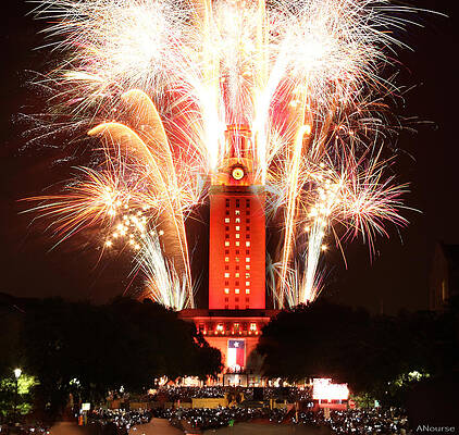 UT Tower 2013 Fireworks by Andrew Nourse UT Tower 2013 Fireworks by Andrew Nourse