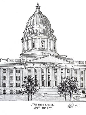 Utah State Capitol by Frederic Kohli Utah State Capitol by Frederic Kohli