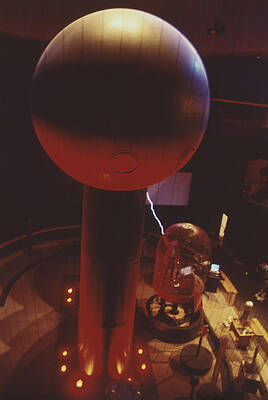 Wall Art - Photograph - Van De Graff Generator Creating by Eunice Harris