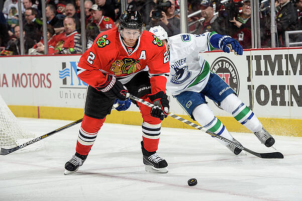 Wall Art - Photograph - Vancouver Canucks V Chicago Blackhawks by Bill Smith