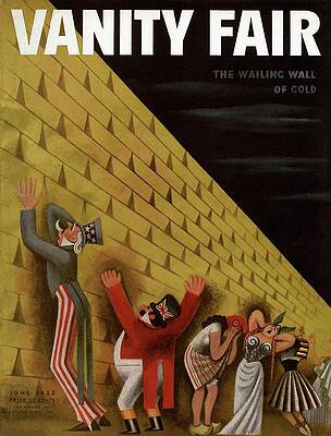 Wall Art - Photograph - Vanity Fair Cover Featuring A Group Of Figures by Miguel Covarrubias