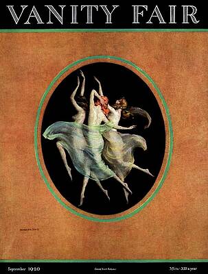 Wall Art - Photograph - Vanity Fair Cover Featuring Three Dancing Nymphs by Warren Davis