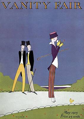 Wall Art - Photograph - Vanity Fair Cover Featuring Two Men Wearing Top by A. H. Fish & Arthur H. Finley