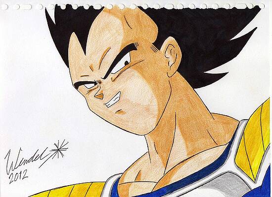 Gogeta ssj 4 Drawing by Wendel Krolis - Fine Art America