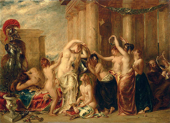 Venus and Her Satellites Print by William Etty