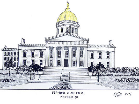 Vermont State House by Frederic Kohli Vermont State House by Frederic Kohli