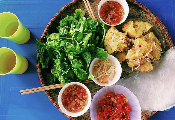 Wall Art - Photograph - Vietnamese Local Food - Banh Xeo by Quynh Anh Nguyen