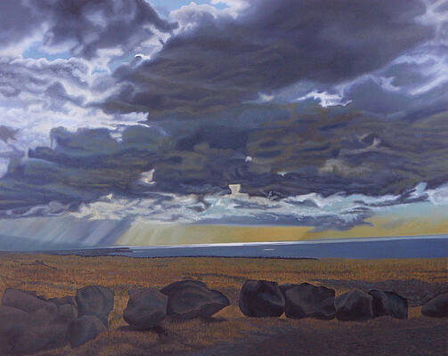Wall Art - Painting - View from Spencer by Thu Nguyen