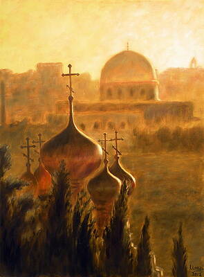 View from the Mount of Olives Jerusalem by Uma Krishnamoorthy View from the Mount of Olives Jerusalem by Uma Krishnamoorthy