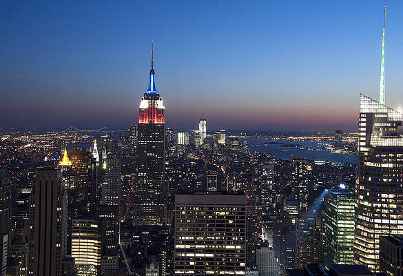 View from the Top of the Rock by David Yack