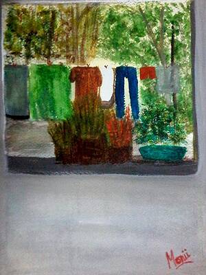 View from the window by Monii Nandy