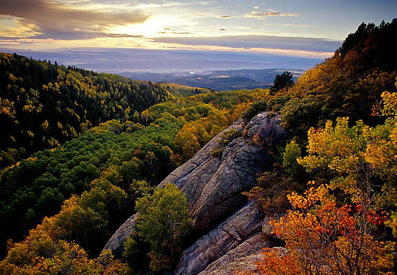 Wall Art - Photograph - View Of Fall Colors From La Sal by Whit Richardson