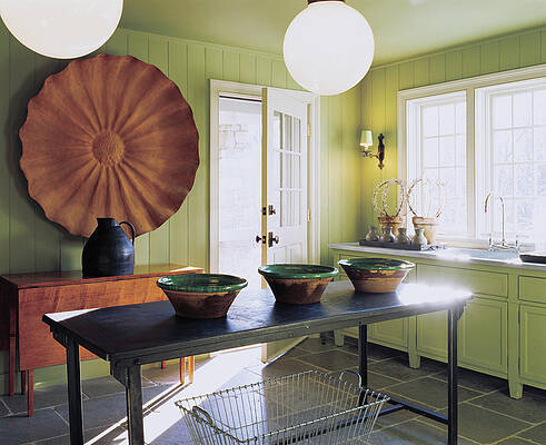 Wall Art - Photograph - View Of Kitchen Interior by Scott Frances