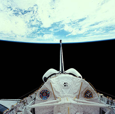 Wall Art - Photograph - View Of Sls-1 In Cargo Bay Of Shuttle Columbia by Science Photo Library