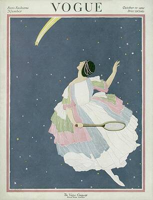 Wall Art - Photograph - Vogue Cover Featuring A Woman Flying by George Wolfe Plank