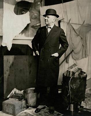 Wall Art - Photograph - W. C. Fields Standing By His Props by Edward Steichen