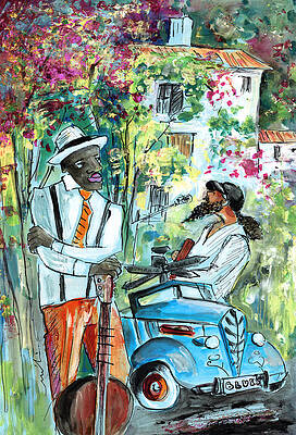Cross Road Blues Painting by Tami Curtis - Fine Art America