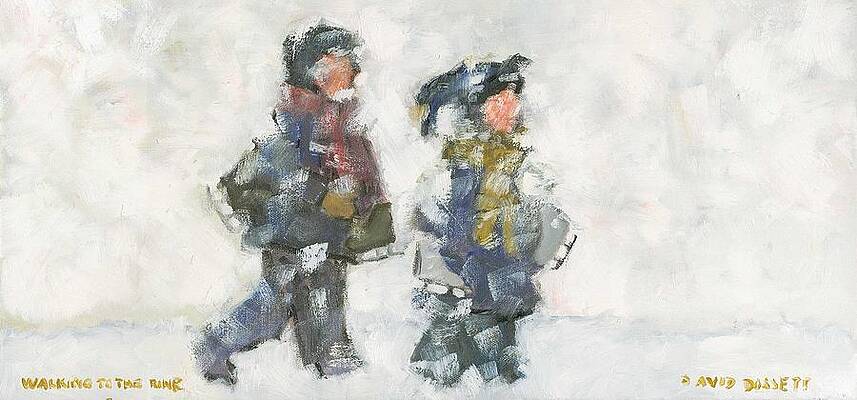 Walking to the Rink by David Dossett Walking to the Rink by David Dossett