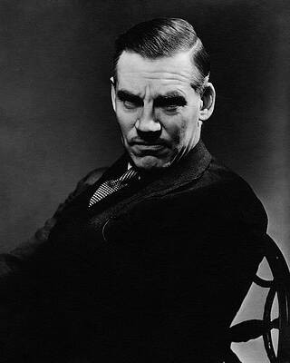 Wall Art - Photograph - Walter Huston Scowling by Lusha Nelson