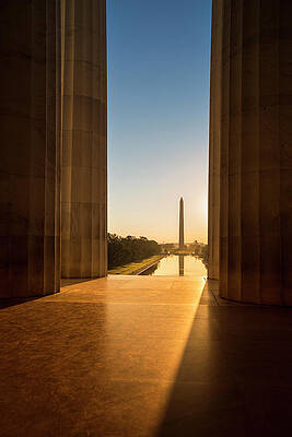 Wall Art - Photograph - Washington Monument From The Lincoln by Pgiam