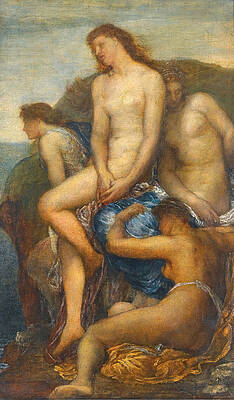 Watching for the Return of Theseus Print by George Frederic Watts