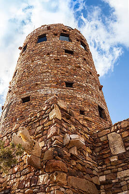 Wall Art - Photograph - Watchtower at Desert View by Ed Gleichman