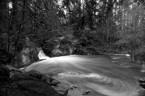 Watcom Falls pool by Jerry Druhan