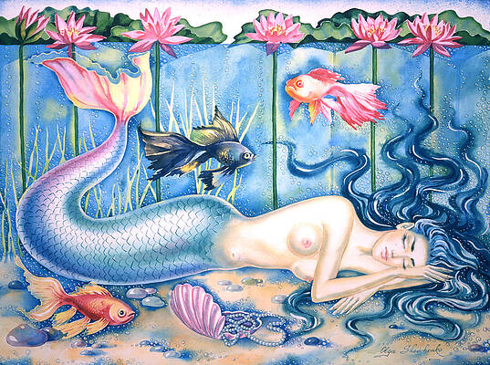 Dreaming Mermaid by Olga Shevchenko Dreaming Mermaid by Olga Shevchenko