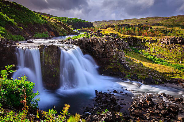 Wall Art - Photograph - Waterfall with no name by Alexey Stiop