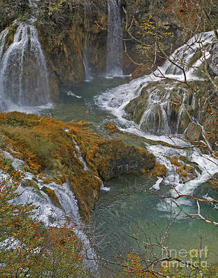 Waterfalls connecting Plitvice Lakes by Joan McArthur Waterfalls connecting Plitvice Lakes by Joan McArthur