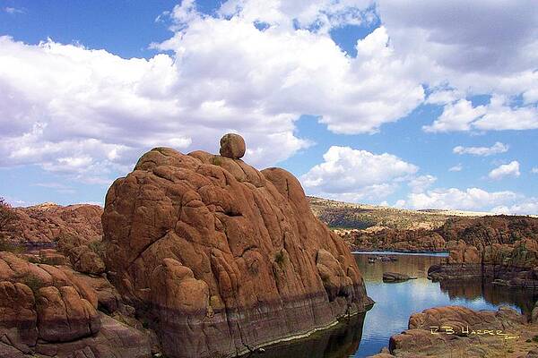 Wall Art - Photograph - Watson Lake Red Rocks by R B Harper