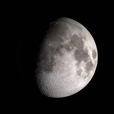 Wall Art - Photograph - Waxing Gibbous Moon by Science Photo Library