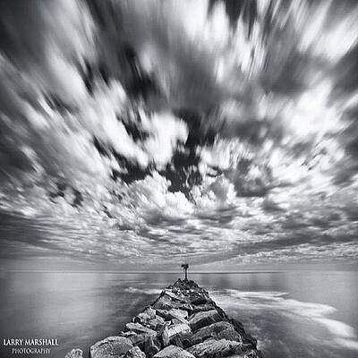 Wall Art - Photograph - We Have Had Lots Of High Clouds And by Larry Marshall