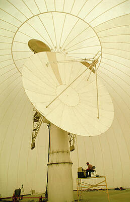 Wall Art - Photograph - Weather Radar To Detect Ice Or Water In Clouds by Science Photo Library