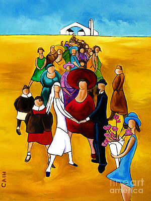 WEDDING HOLDING HANDS by William Cain WEDDING HOLDING HANDS by William Cain