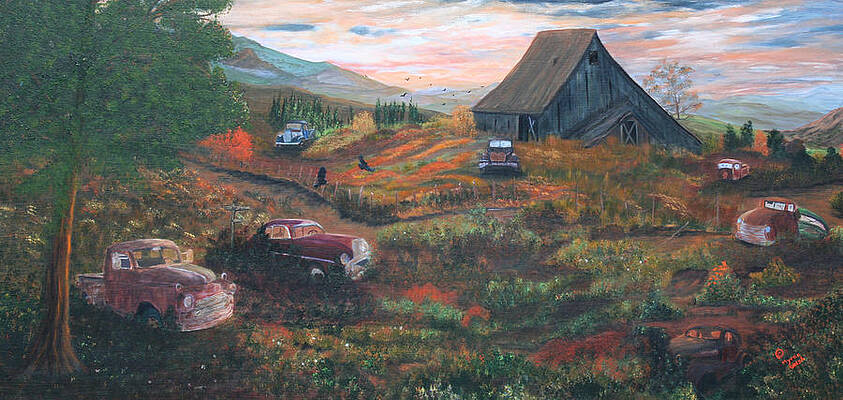 Weeds and Rust by Myrna Walsh
