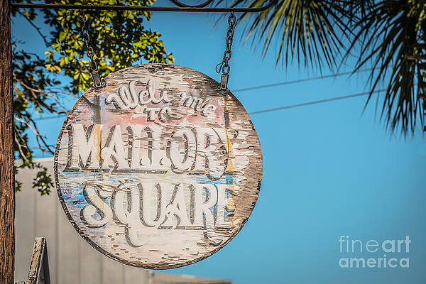 Wall Art - Photograph - Welcome to Mallory Square Key West 2  - HDR Style by Ian Monk