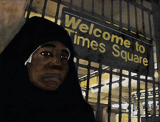 Welcome to Times Square by Adam Metzner