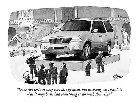Wall Art - Drawing - We're Not Certain Why They Disappeared by Harry Bliss