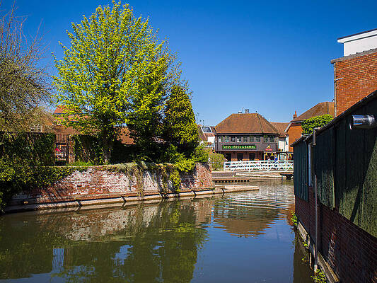 Wall Art - Photograph - West Mills Newbury by Mark Llewellyn