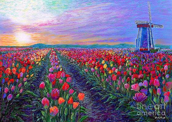 Tulip Fields, What Dreams May Come by Jane Small Tulip Fields, What Dreams May Come by Jane Small