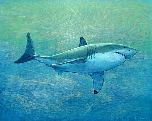 Wall Art - Painting - What Lurks Below by Nathan Ledyard