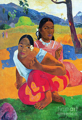 Wall Art - Painting - When Are You Getting Married by Paul Gauguin