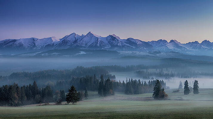 Wall Art - Photograph - When Silence Is Sneaking Below The Mountains by Peter Svoboda, Mqep