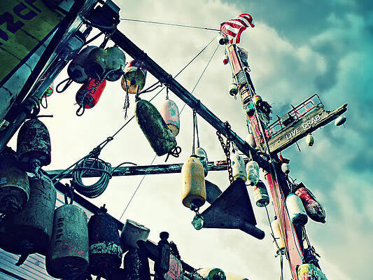 Wall Art - Photograph - Where the Fishermen Eat by Micki Findlay