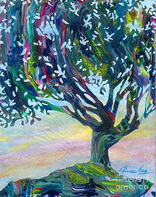 Whimsical Tree Pastel Sky by Denise Hoag Whimsical Tree Pastel Sky by Denise Hoag