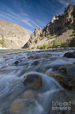 Wall Art - Photograph - White Creek And Middle Fork Salmon River by William H Mullins